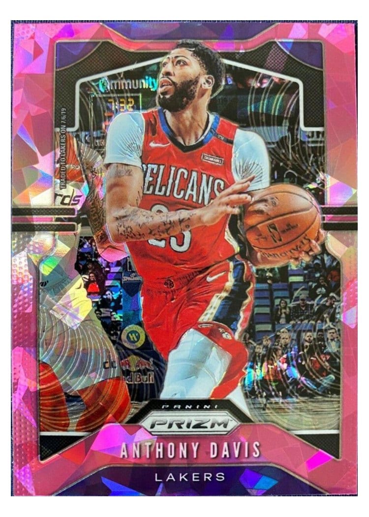 2019-20 Panini Prizm Base Set Anthony Davis #222 card