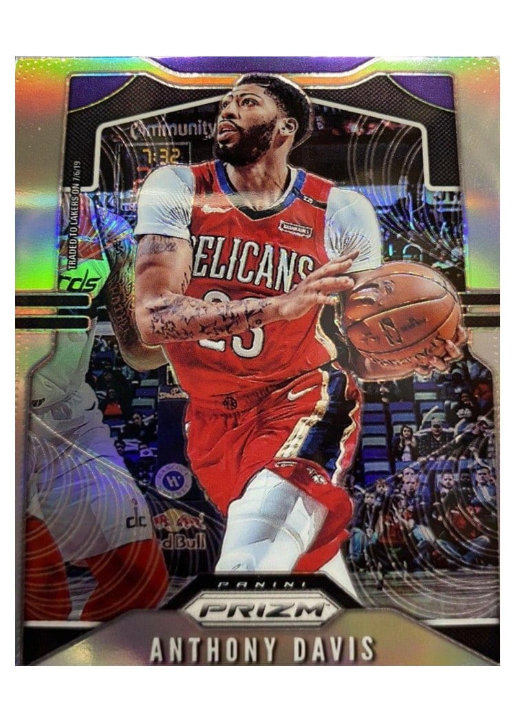 2019-20 Panini Prizm Base Set Anthony Davis #222 card