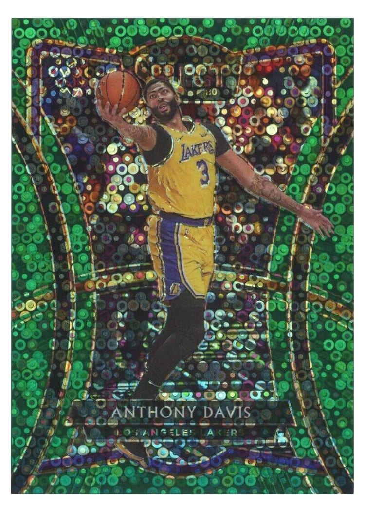 2019-20 Panini Select Base Set Anthony Davis #142 card