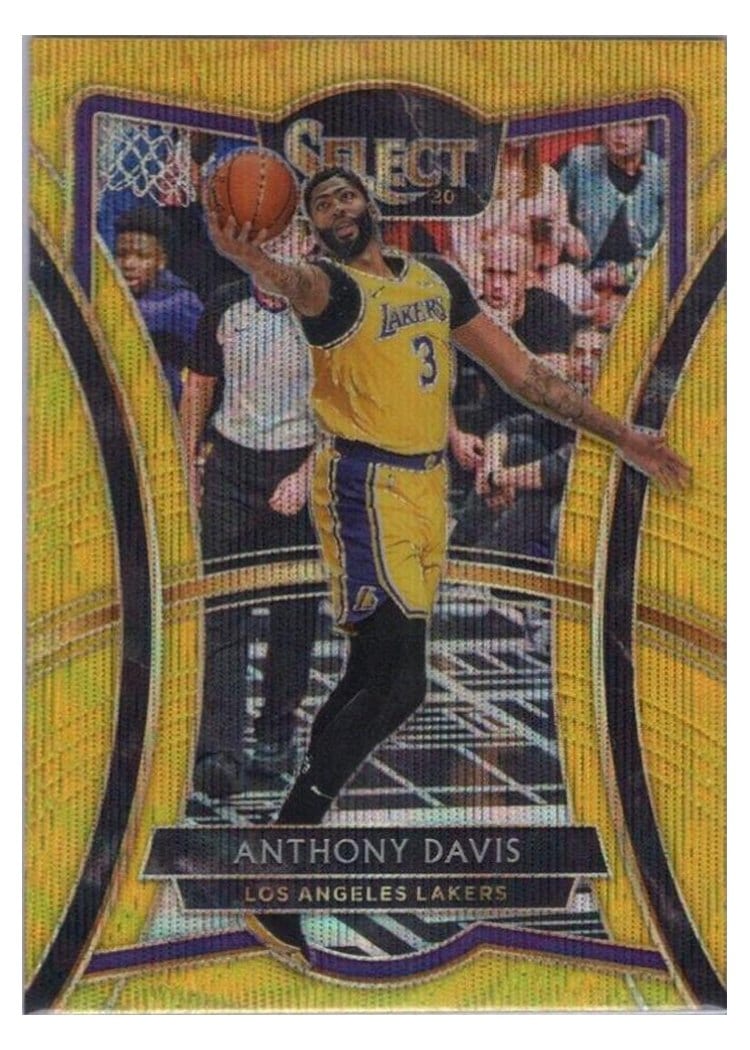 2019-20 Panini Select Base Set Anthony Davis #142 card