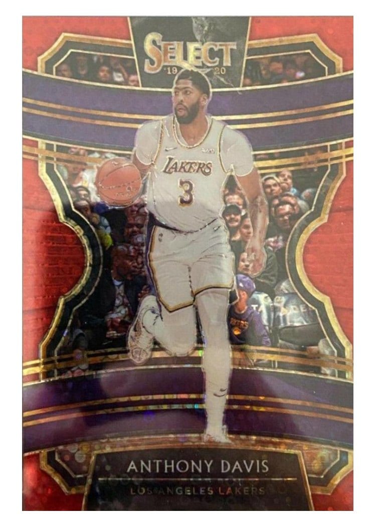2019-20 Panini Select Base Set Anthony Davis #26 card