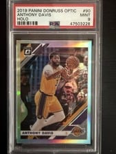 2019 Panini Donruss Optic Anthony Davis #90 card