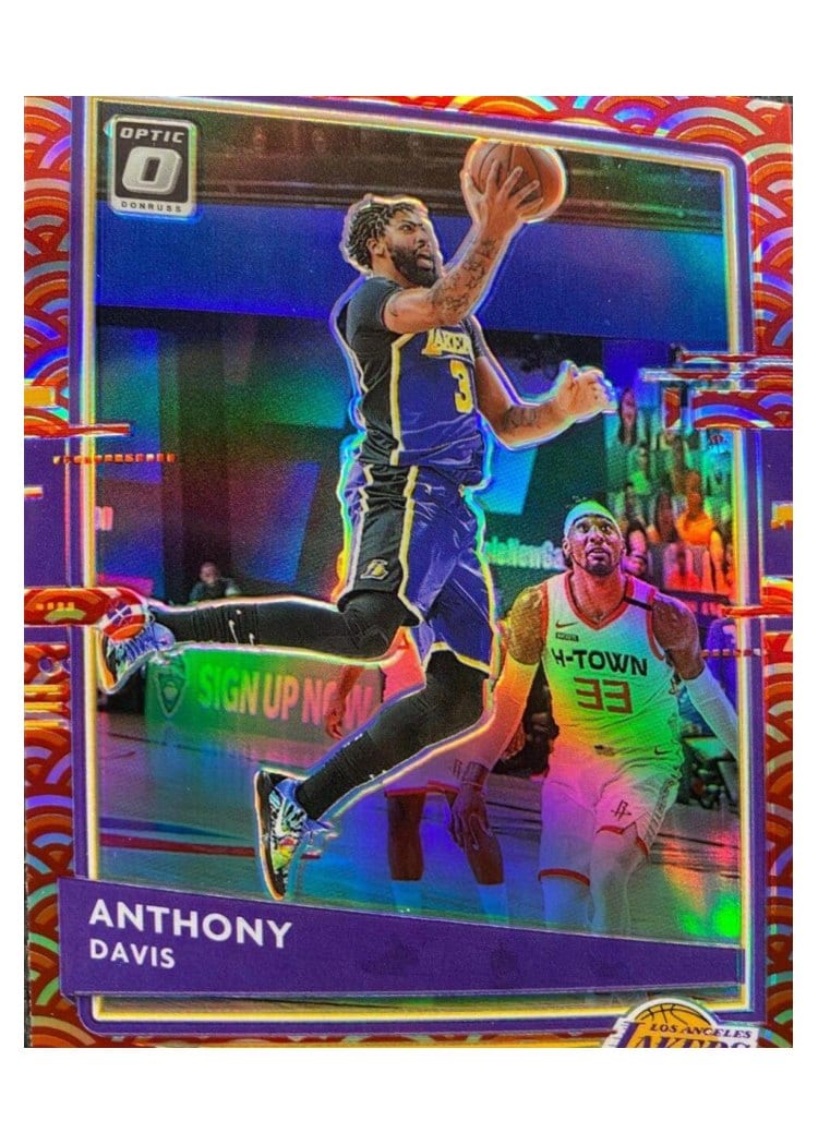 2020-21 Donruss Optic Base Set Anthony Davis #42 card