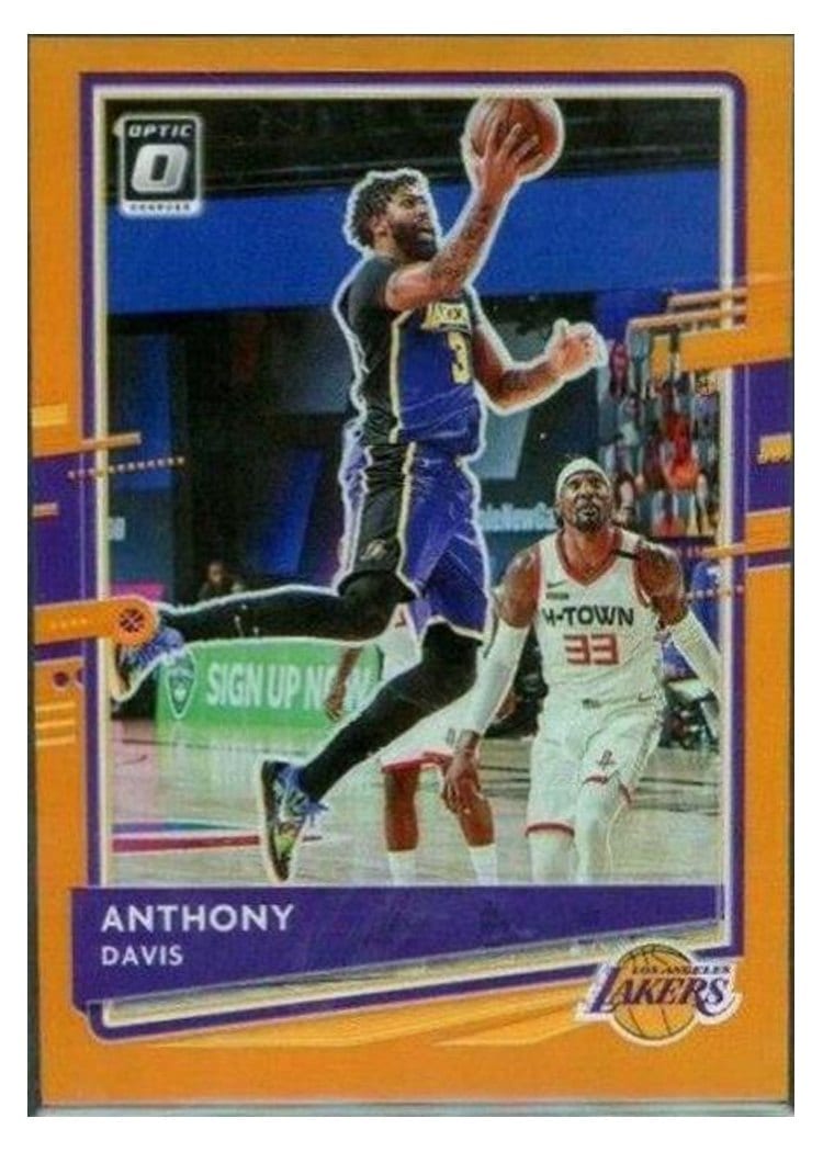 2020-21 Donruss Optic Base Set Anthony Davis #42 card