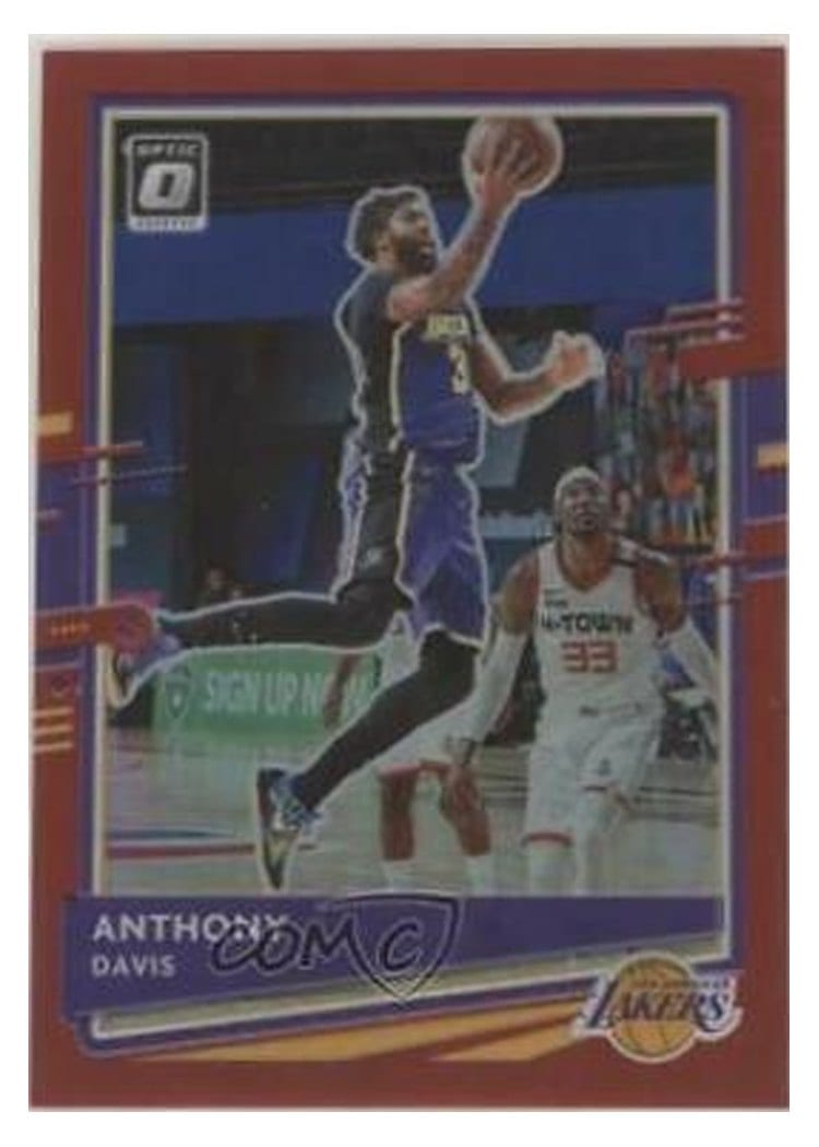 2020-21 Donruss Optic Base Set Anthony Davis #42 card