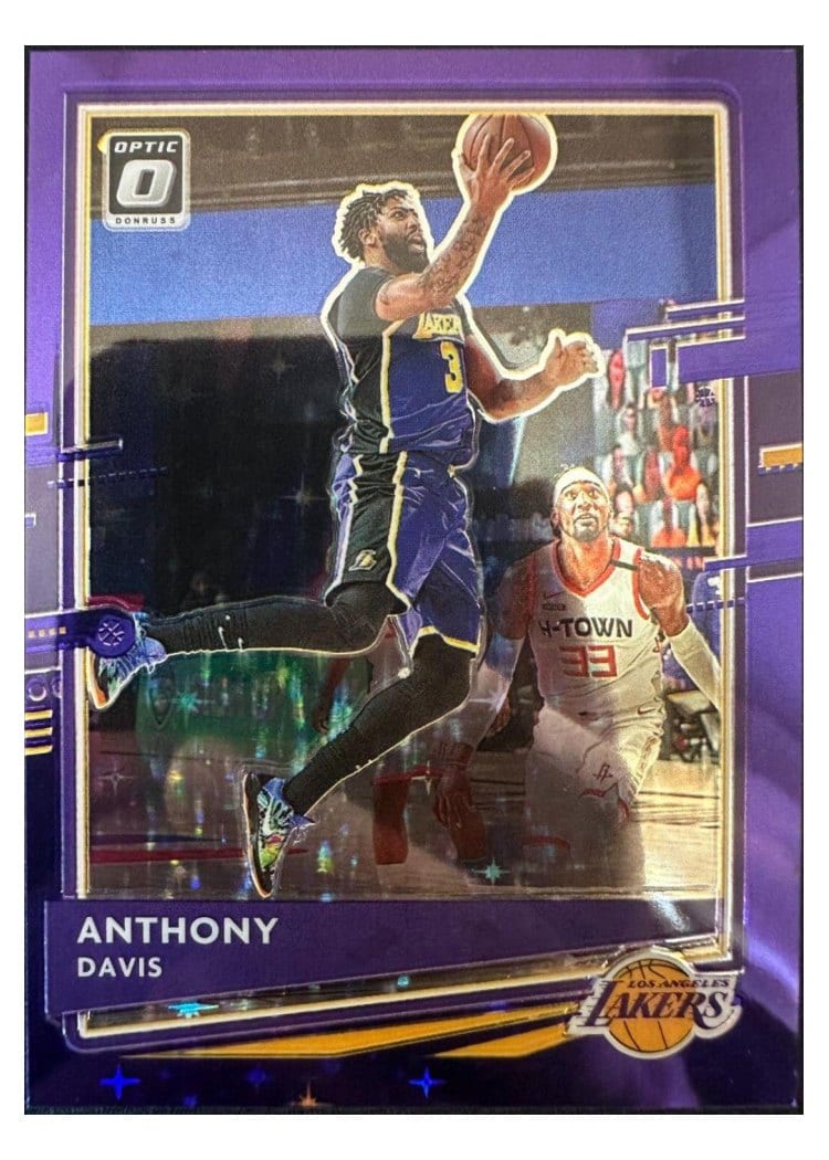 2020-21 Donruss Optic Base Set Anthony Davis #42 card