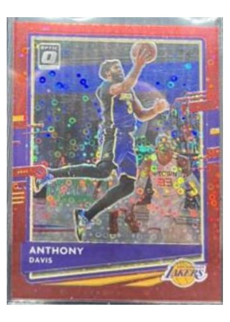 2020-21 Donruss Optic Base Set Anthony Davis #42 card