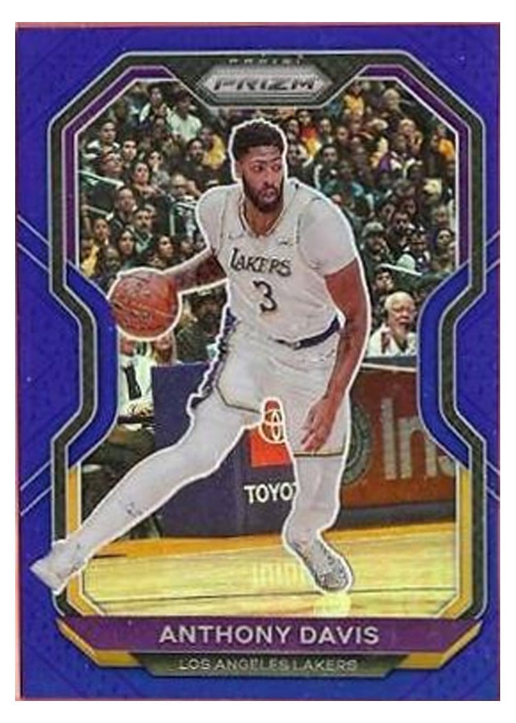 2020-21 Panini Prizm Base Set Anthony Davis #109 card