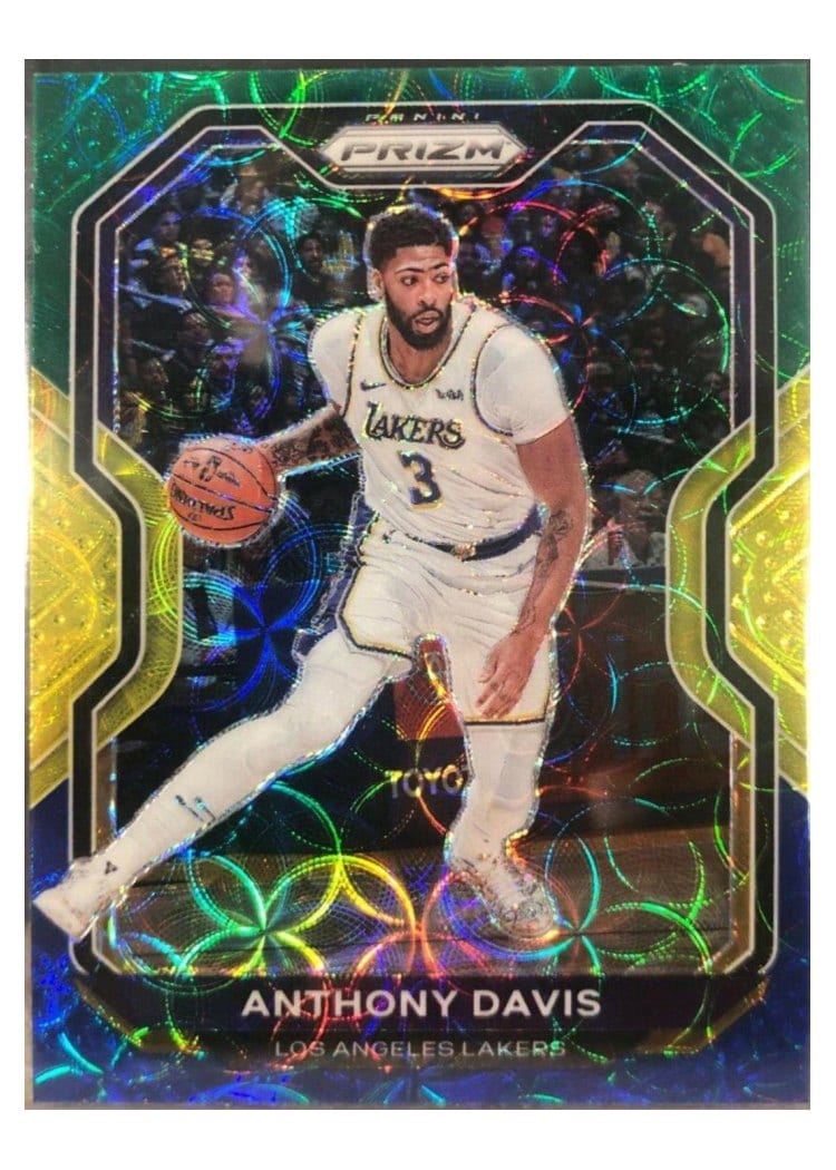 2020-21 Panini Prizm Base Set Anthony Davis #109 card