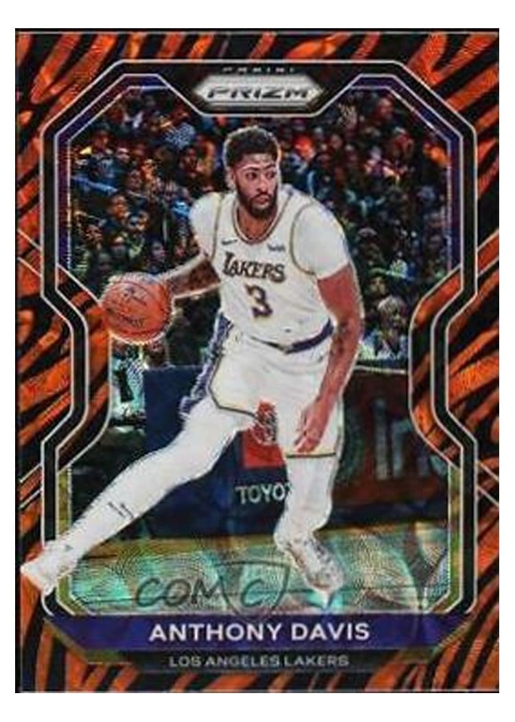 2020-21 Panini Prizm Base Set Anthony Davis #109 card