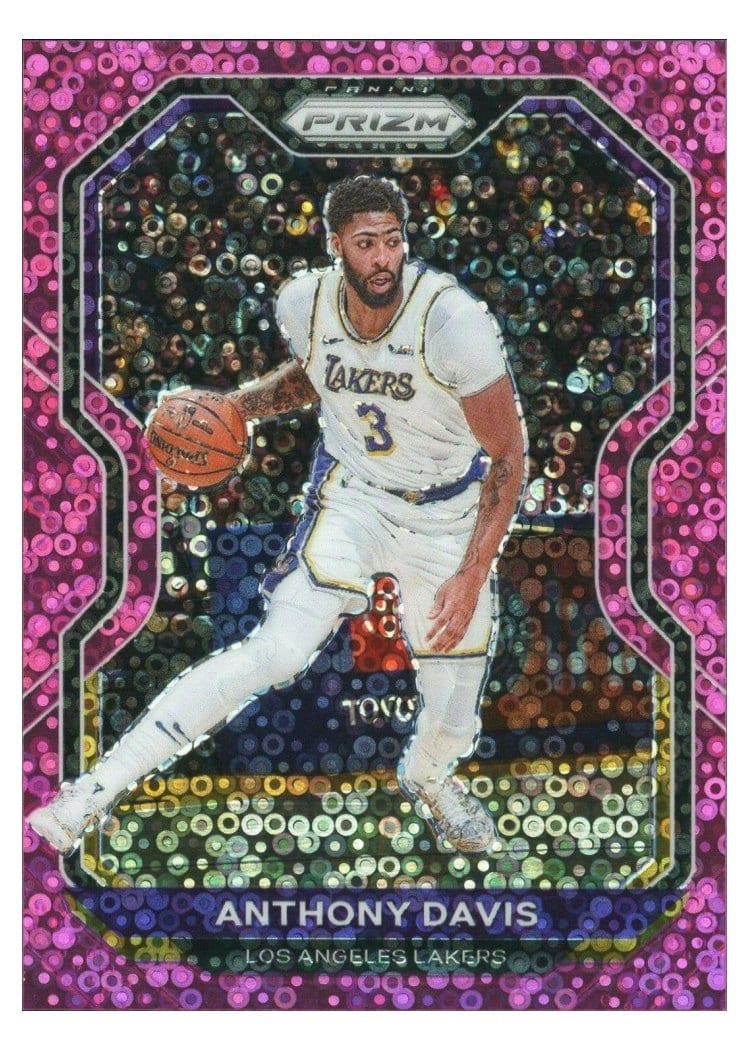 2020-21 Panini Prizm Base Set Anthony Davis #109 card