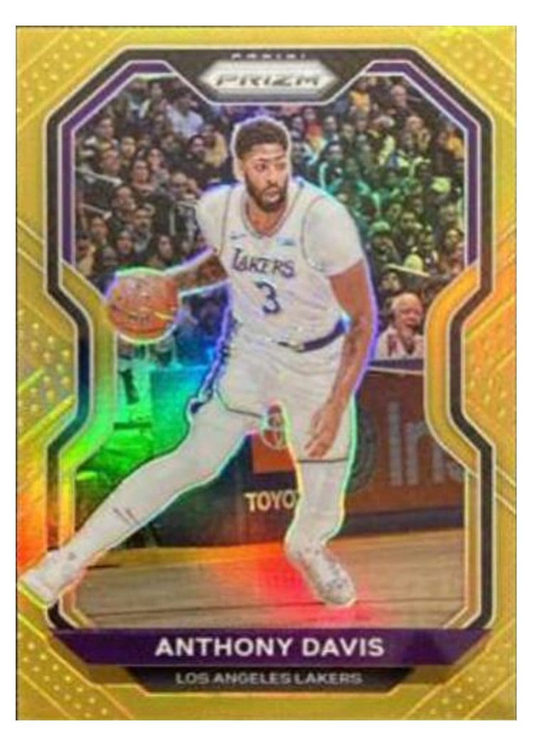 2020-21 Panini Prizm Base Set Anthony Davis #109 card