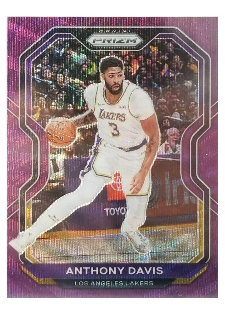 2020-21 Panini Prizm Base Set Anthony Davis #109 card