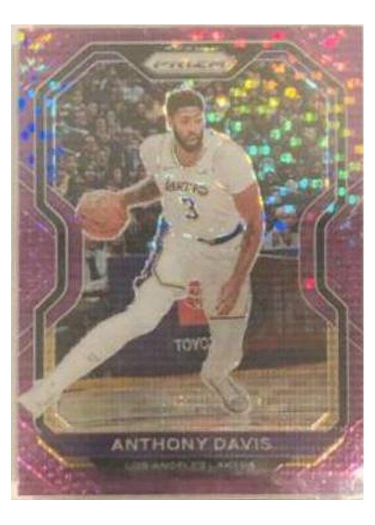 2020-21 Panini Prizm Base Set Anthony Davis #109 card