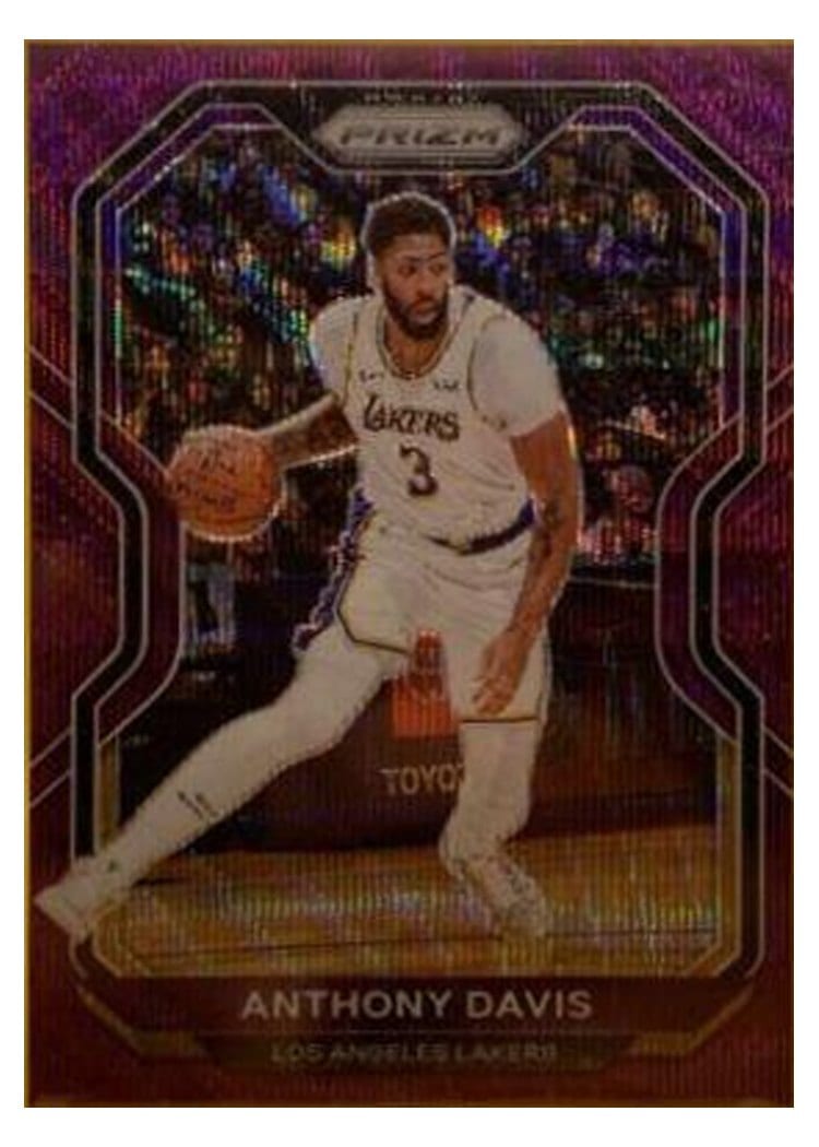 2020-21 Panini Prizm Base Set Anthony Davis #109 card