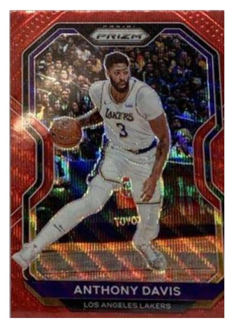 2020-21 Panini Prizm Base Set Anthony Davis #109 card