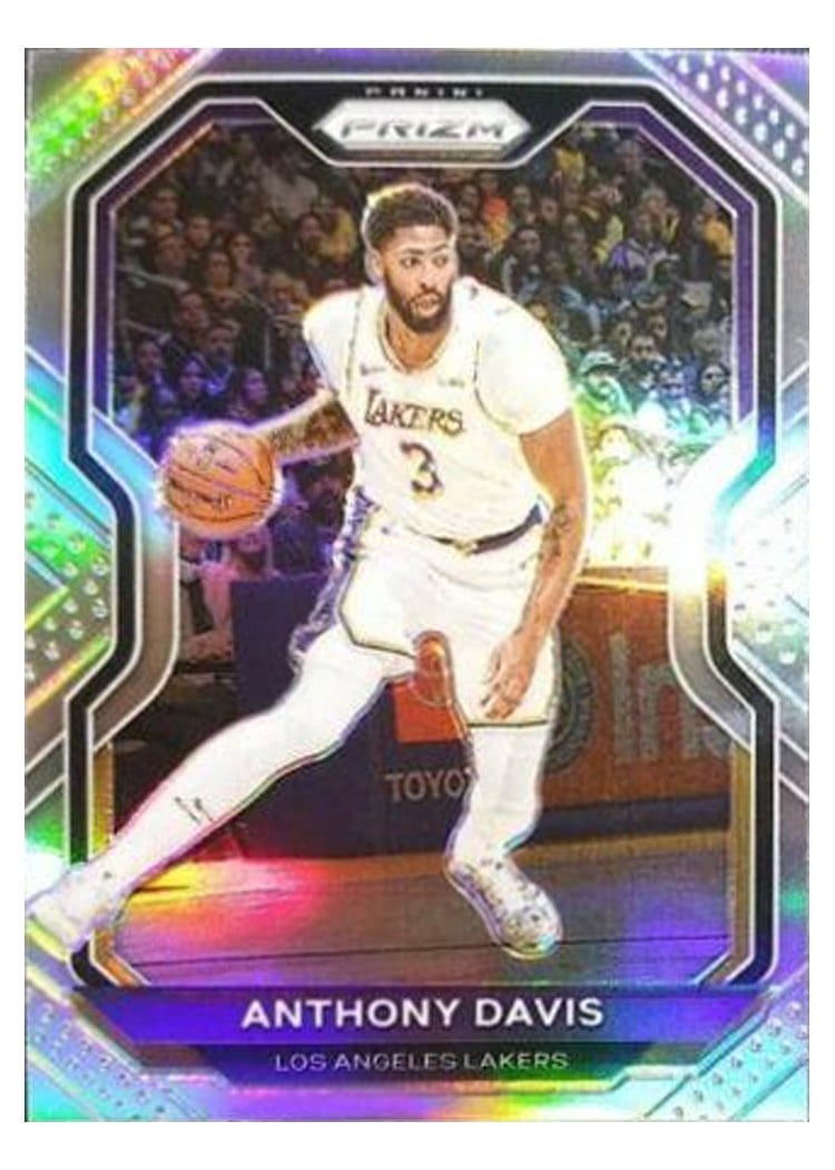 2020-21 Panini Prizm Base Set Anthony Davis #109 card