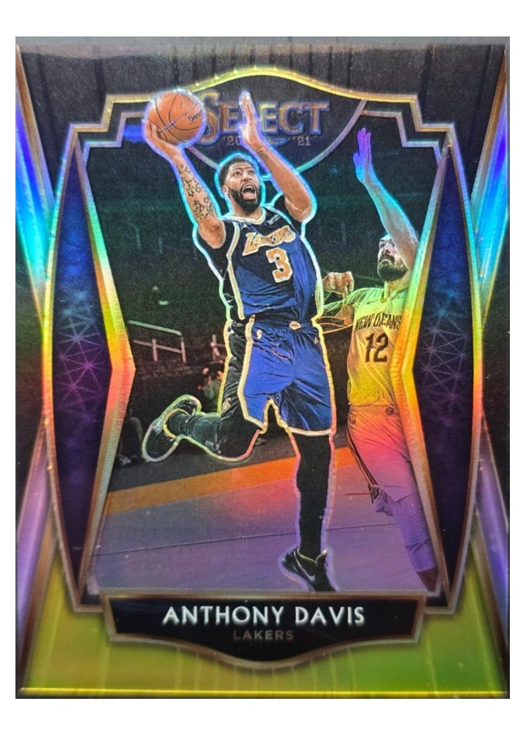 2020-21 Panini Select Base Set Anthony Davis #155 card