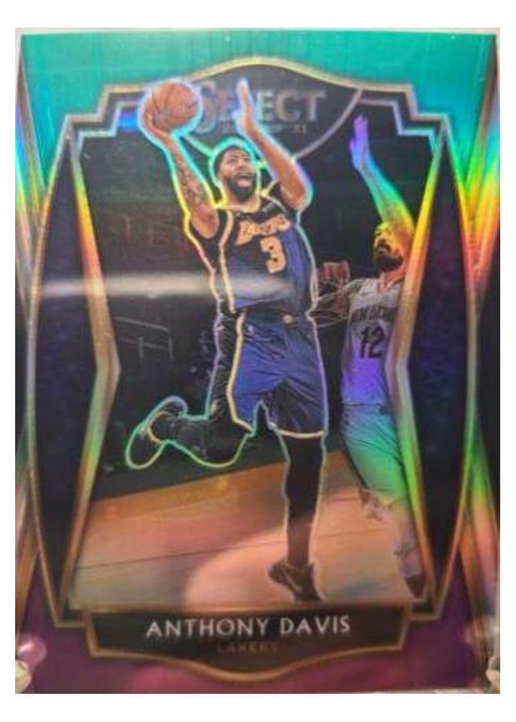 2020-21 Panini Select Base Set Anthony Davis #155 card