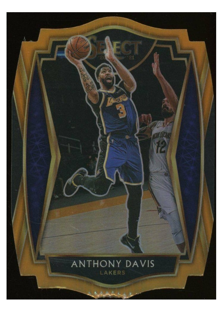 2020-21 Panini Select Base Set Anthony Davis #155 card