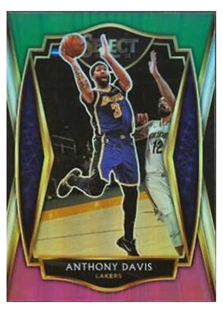 2020-21 Panini Select Base Set Anthony Davis #155 card