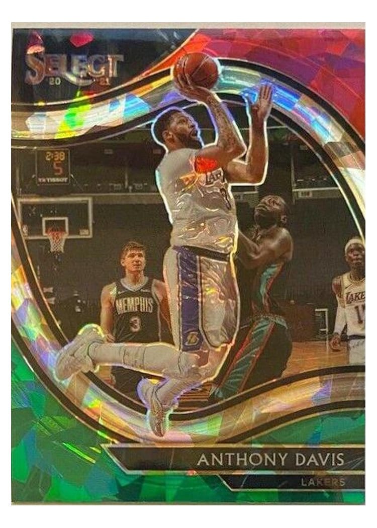 2020-21 Panini Select Base Set Anthony Davis #228 card