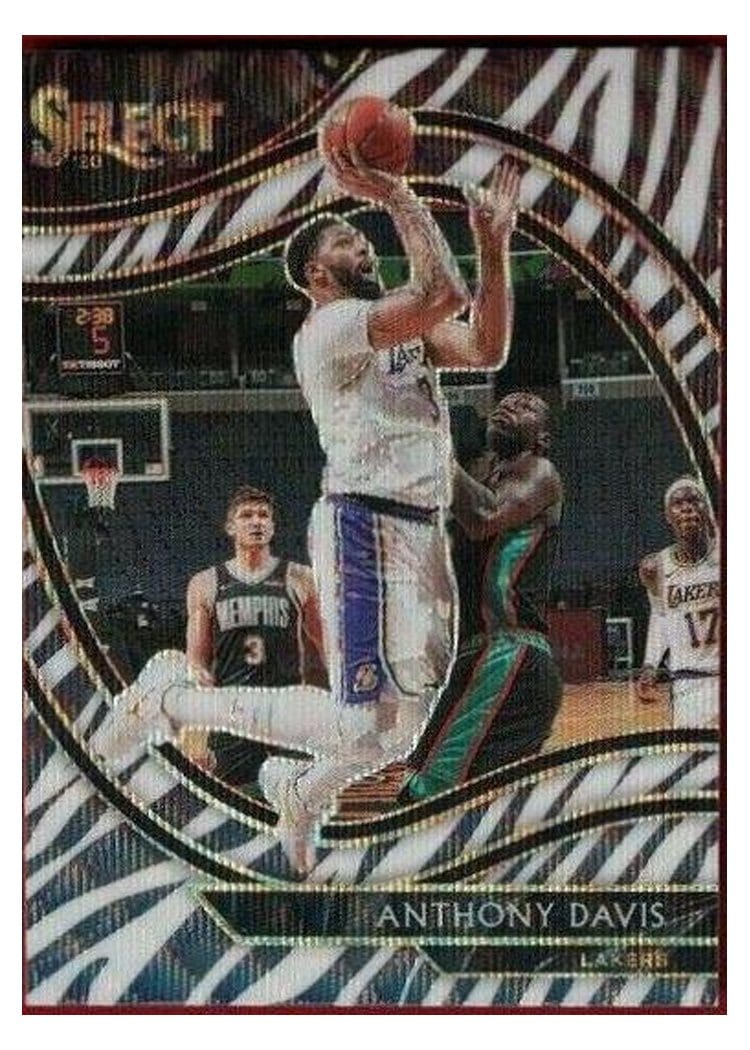 2020-21 Panini Select Base Set Anthony Davis #228 card