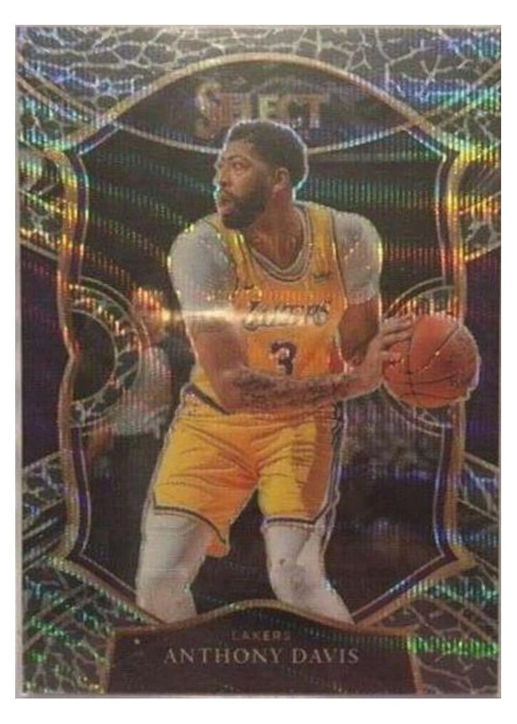 2020-21 Panini Select Base Set Anthony Davis #45 card