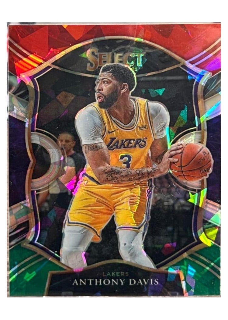 2020-21 Panini Select Base Set Anthony Davis #45 card