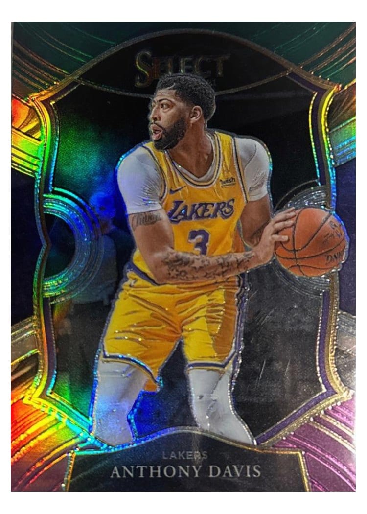 2020-21 Panini Select Base Set Anthony Davis #45 card