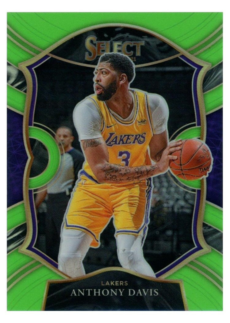 2020-21 Panini Select Base Set Anthony Davis #45 card