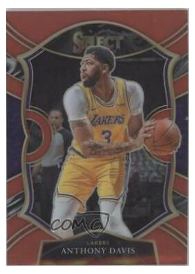 2020-21 Panini Select Base Set Anthony Davis #45 card
