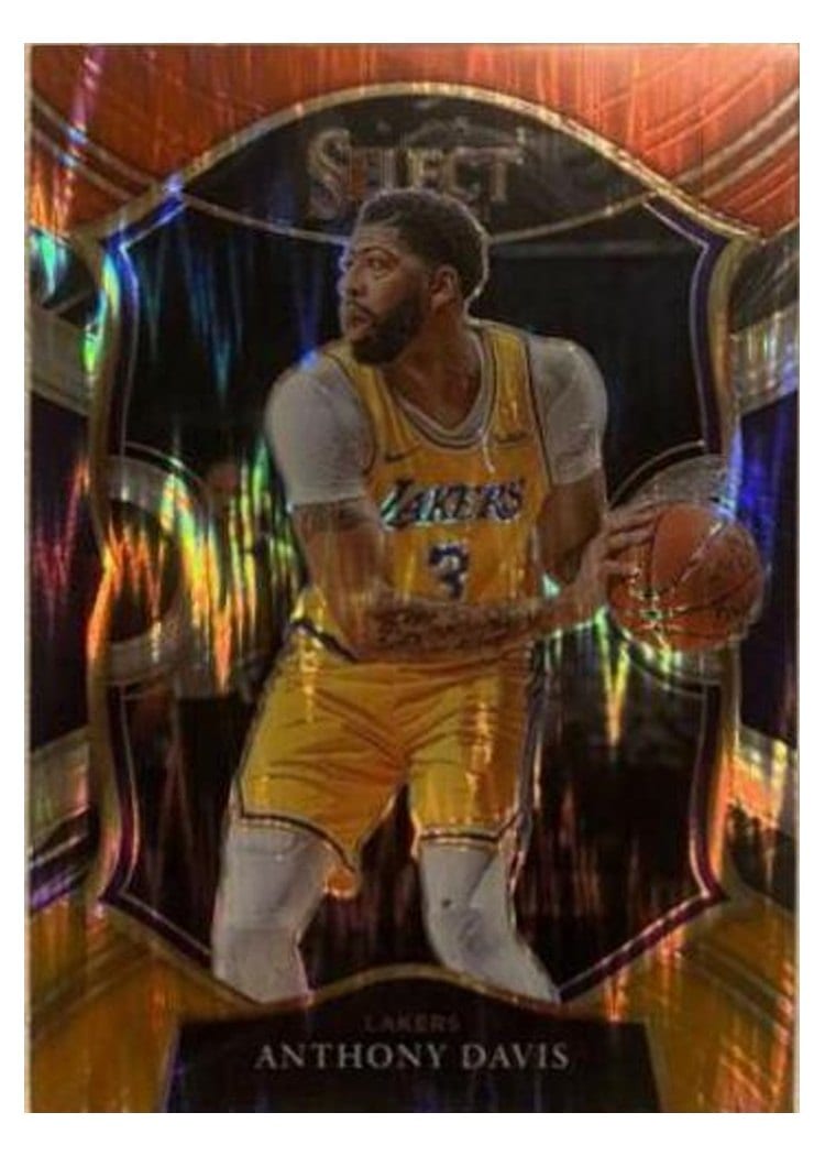 2020-21 Panini Select Base Set Anthony Davis #45 card