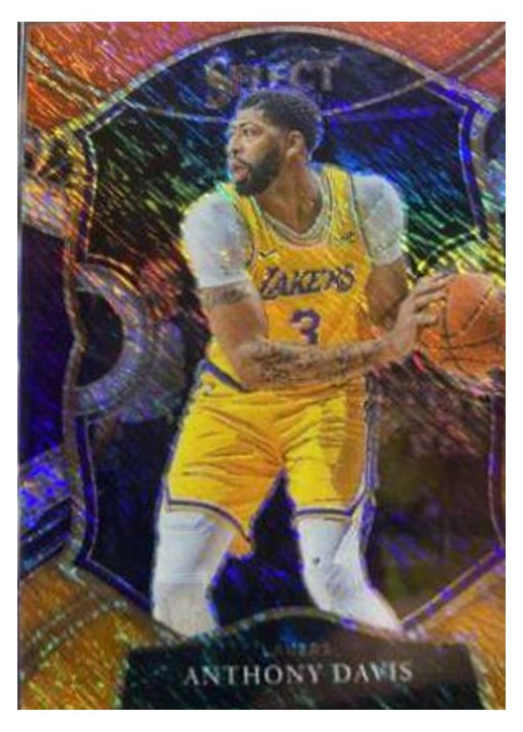 2020-21 Panini Select Base Set Anthony Davis #45 card