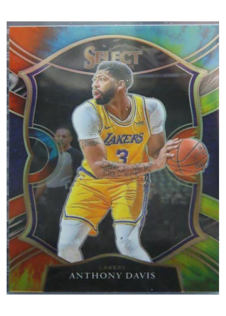 2020-21 Panini Select Base Set Anthony Davis #45 card