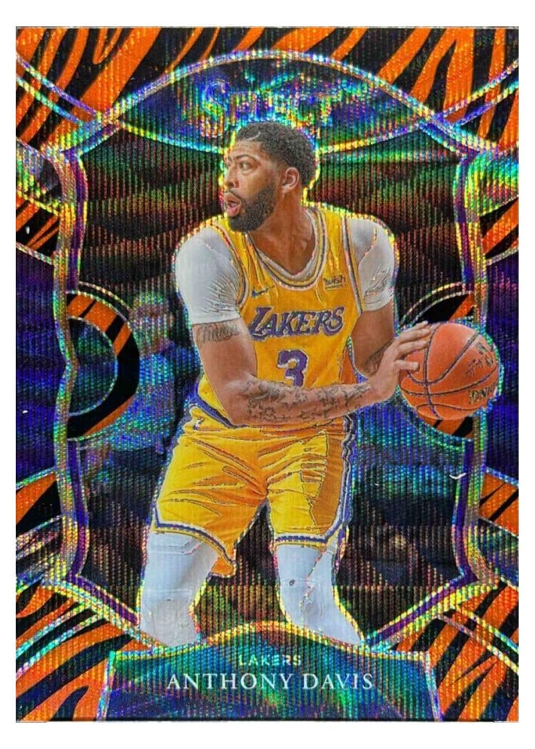 2020-21 Panini Select Base Set Anthony Davis #45 card