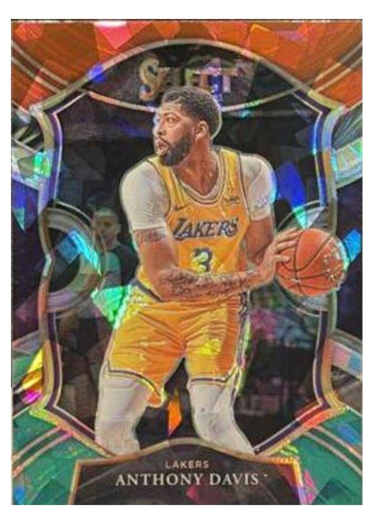 2020-21 Panini Select Base Set Anthony Davis #45 card