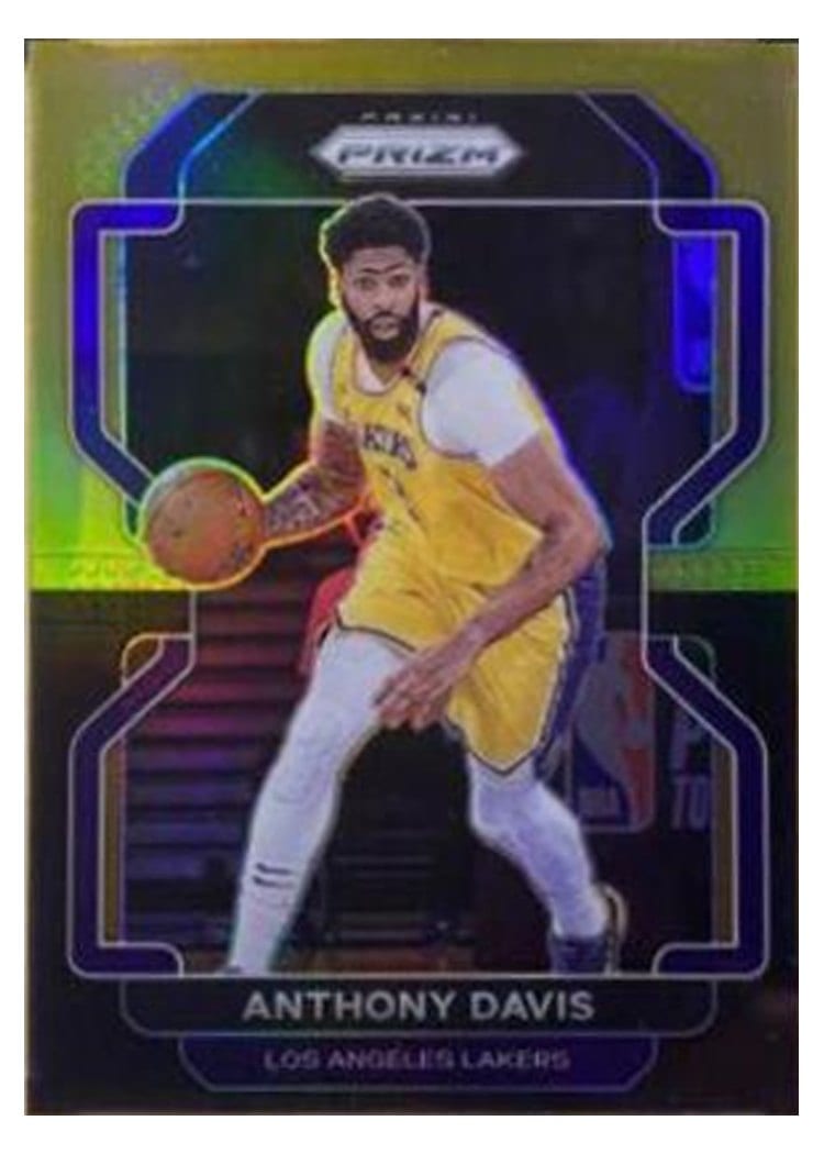 2021-22 Panini Prizm Base Set Anthony Davis #53 card