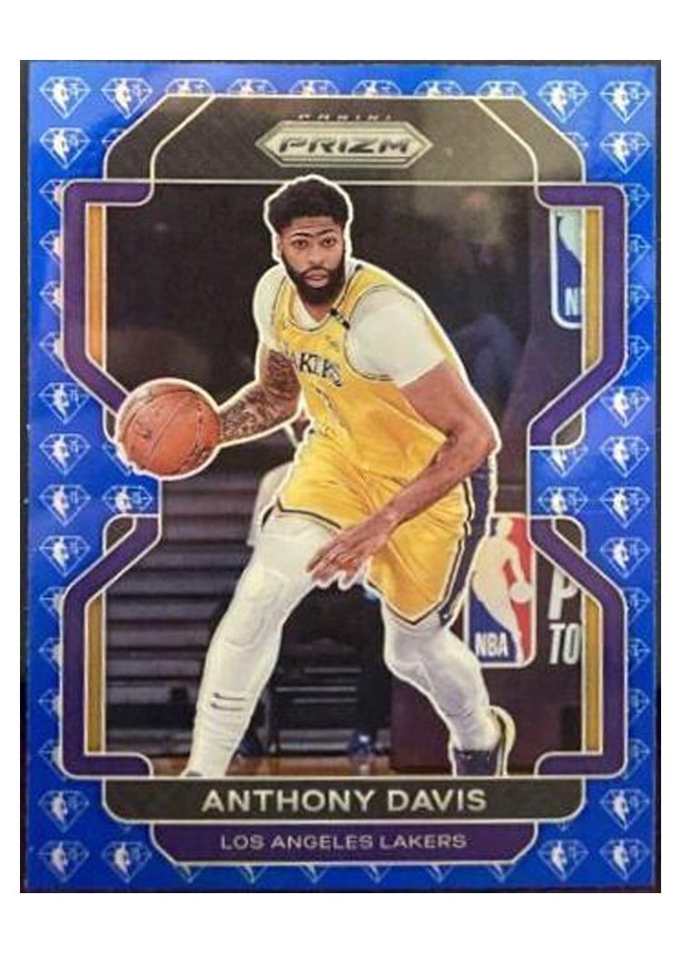 2021-22 Panini Prizm Base Set Anthony Davis #53 card