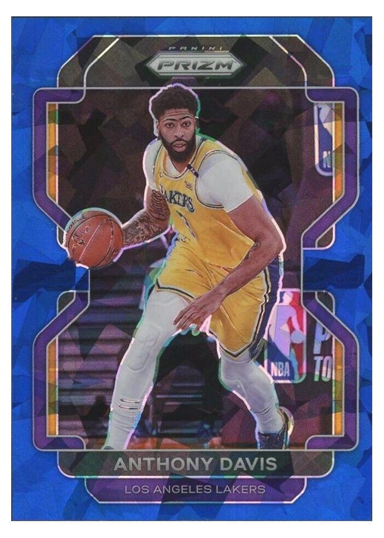 2021-22 Panini Prizm Base Set Anthony Davis #53 card