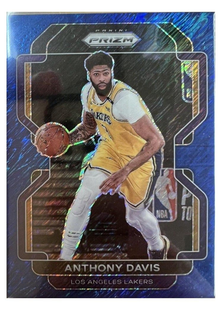 2021-22 Panini Prizm Base Set Anthony Davis #53 card