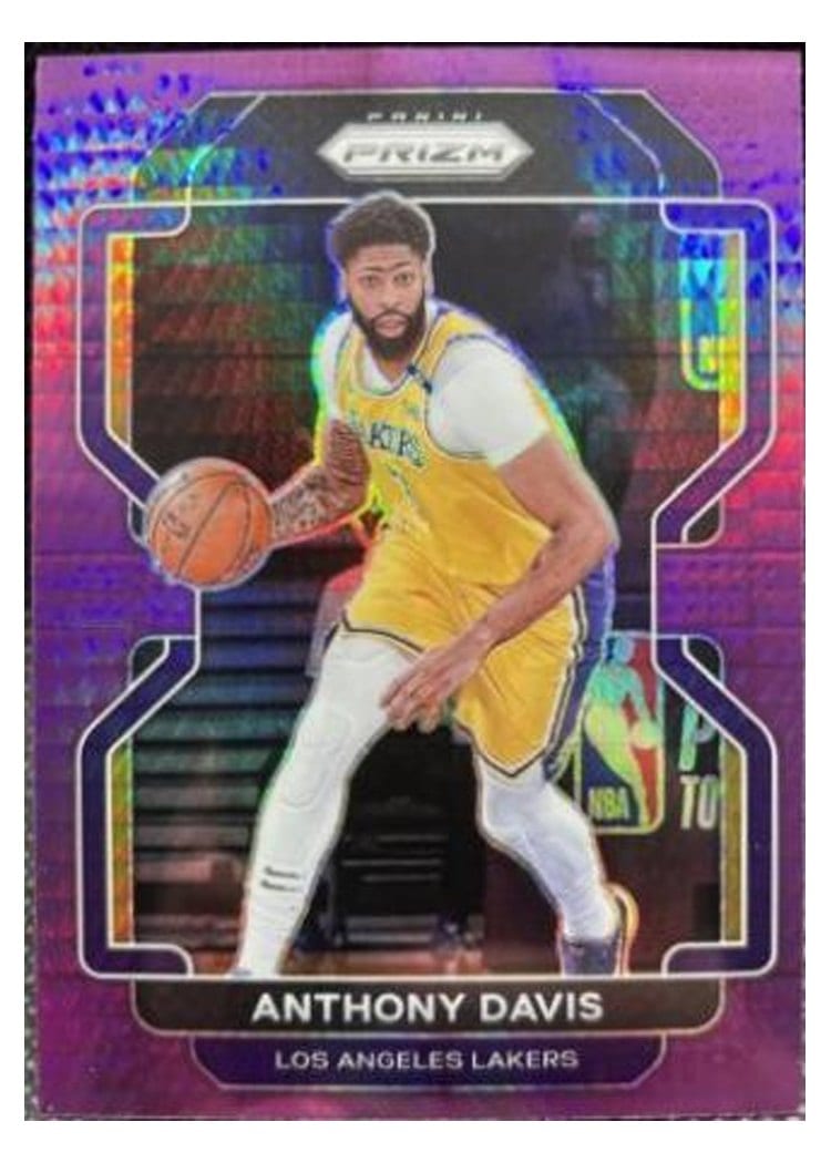 2021-22 Panini Prizm Base Set Anthony Davis #53 card