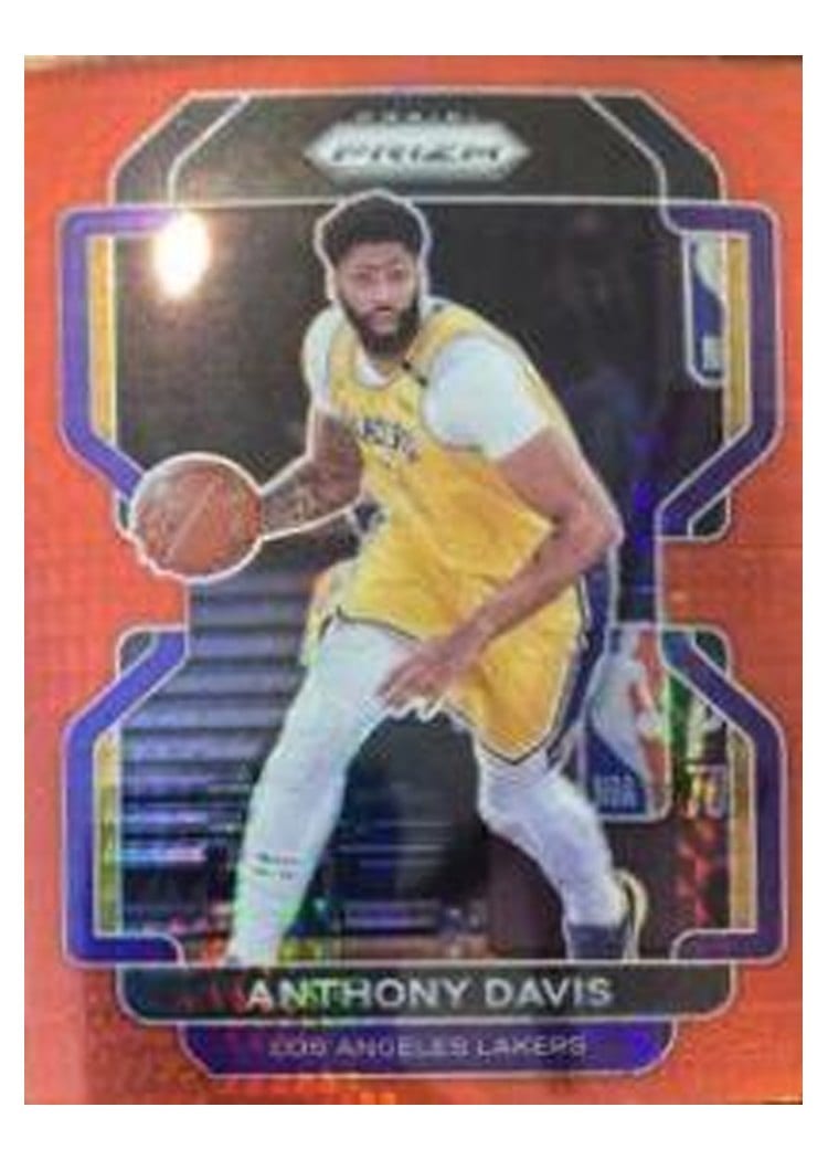 2021-22 Panini Prizm Base Set Anthony Davis #53 card