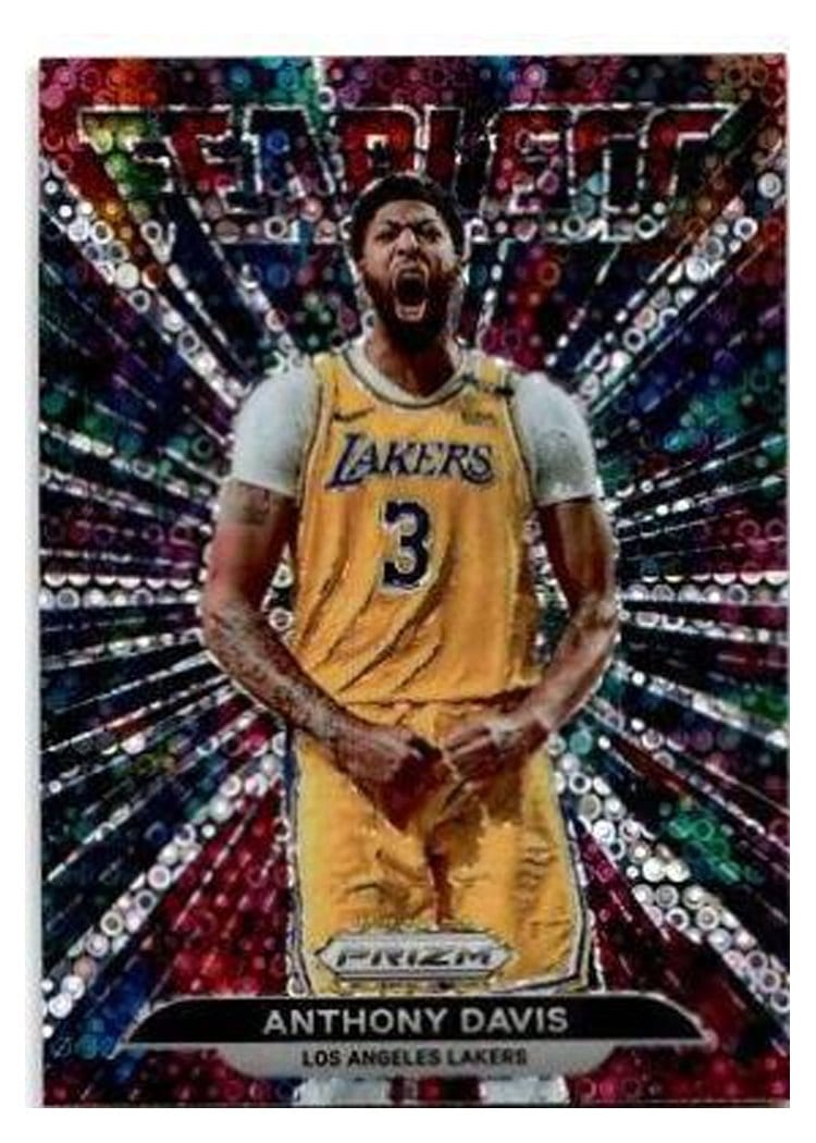 2021-22 Panini Prizm Base Set Anthony Davis #53 card
