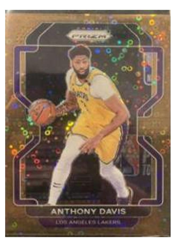 2021-22 Panini Prizm Base Set Anthony Davis #53 card