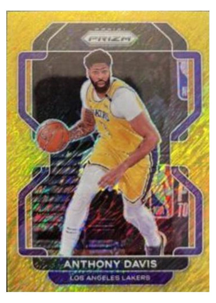 2021-22 Panini Prizm Base Set Anthony Davis #53 card