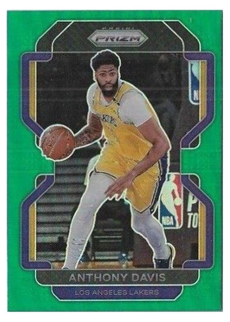 2021-22 Panini Prizm Base Set Anthony Davis #53 card
