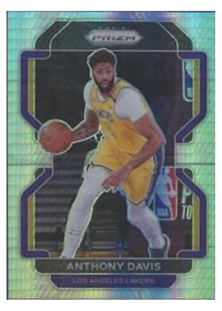 2021-22 Panini Prizm Base Set Anthony Davis #53 card