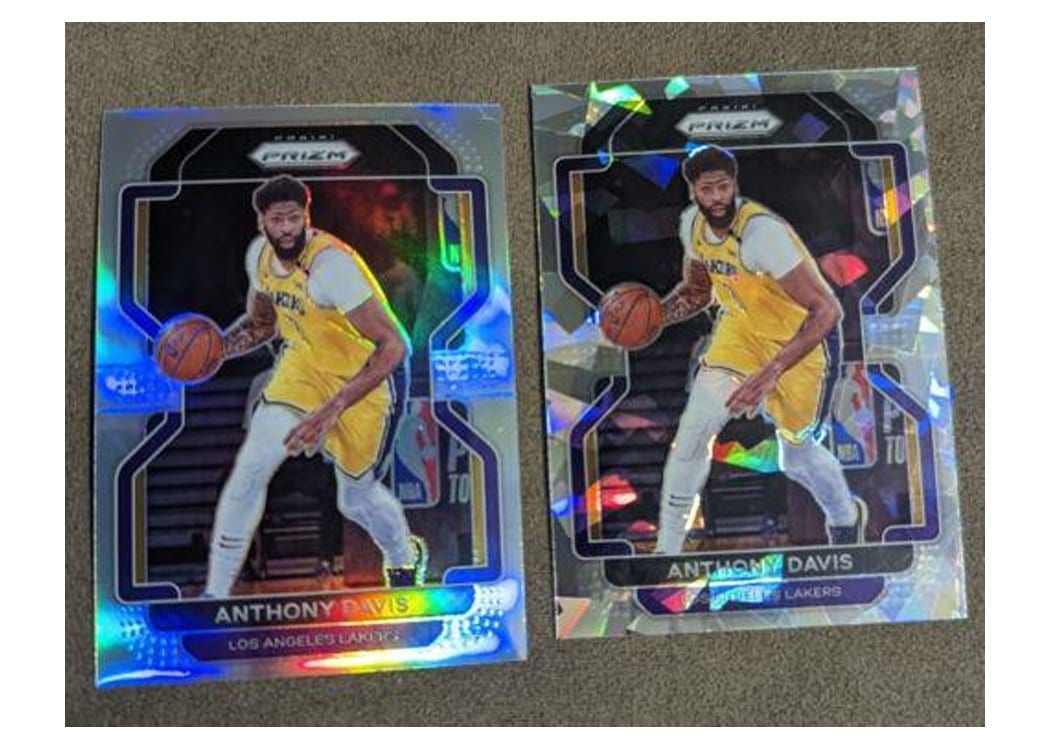2021-22 Panini Prizm Base Set Anthony Davis #53 card