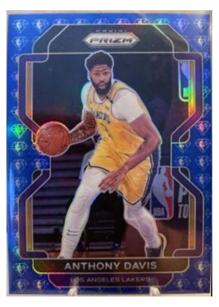 2021-22 Panini Prizm Base Set Anthony Davis #53 card